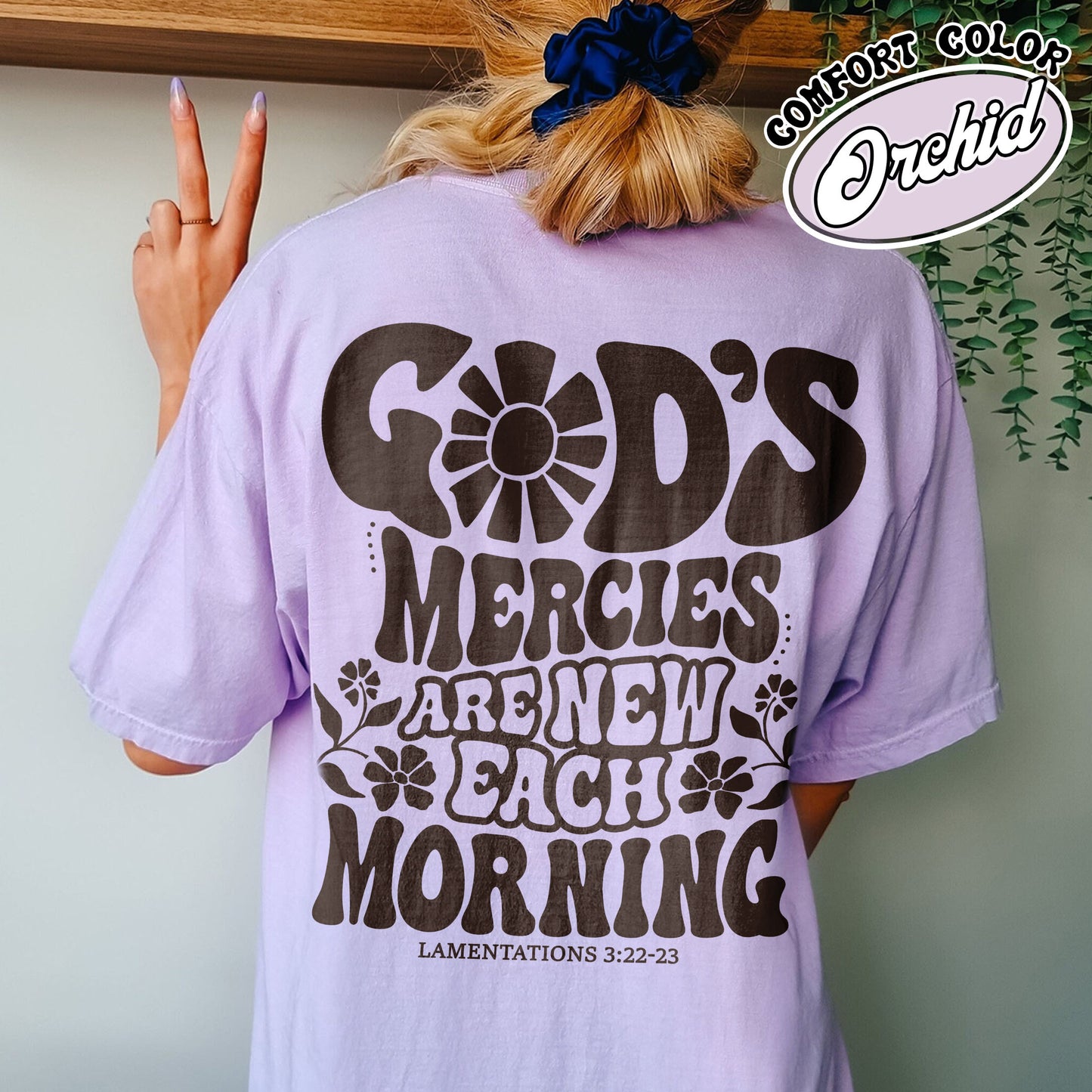 Boho Christian Shirt, Jesus Shirt, His Mercies Are New Shirts, Bible Verse Shirt, Aesthetic Christian Shirt, Christian Streetwear Tees, Jesus Tee