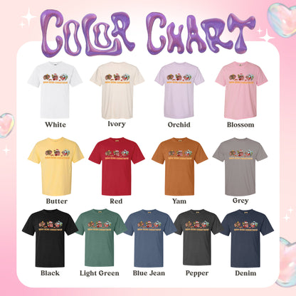 Christmas Animal Lover Comfort Color Shirt, Moo Deng Lover Shirt, Baby Hippo Shirt, Baby Hippo Tee