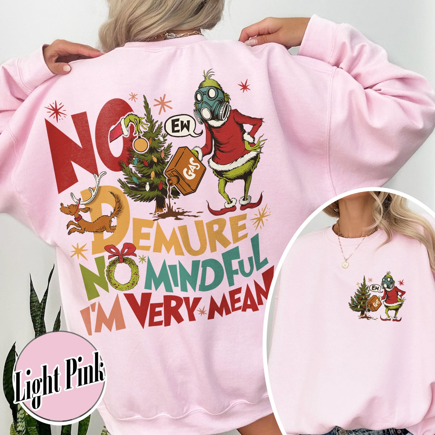 Christmas Sweatshirt, Funny Christmas Tree, Holiday Sweatshirt, Ew People Sweatshirt, Christmas Movie Watching Sweatshirt, Im Fine Everything Is Fine Christmas Sweatshirt