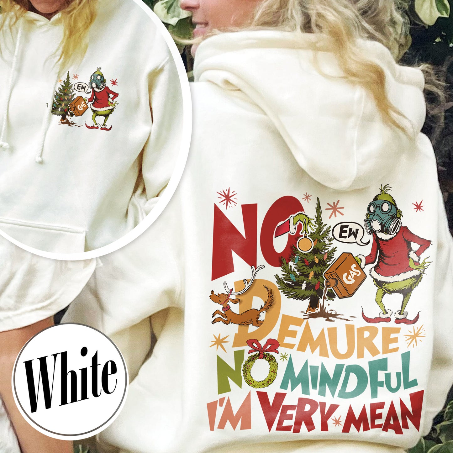 Christmas Hoodie, Funny Christmas Hoodie, Holiday Hoodie, Ew People Hoodie, Christmas Movie Watching Hoodie, Im Fine Everything Is Fine Christmas Hoodie