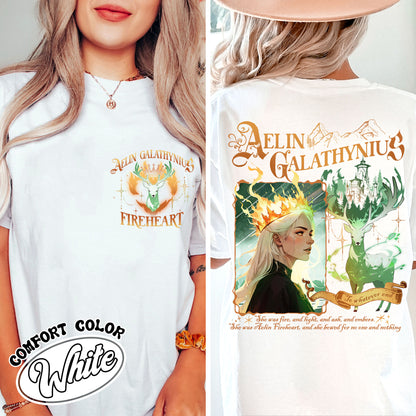 Aelin Galathynius Fireheart Shirt, Aelin Galathynius Shirt, Tog Shirt, Fireheart Queen Aelin Shirt, Fireheart Shirt, Terrasen to Whatever End