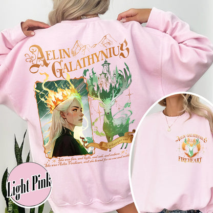 Aelin Galathynius Fireheart Sweatshirt, Aelin Galathynius Sweatshirt, Tog Sweatshirt, Fireheart Queen Aelin Sweatshirt, Fireheart Sweatshirt, Terrasen to Whatever End