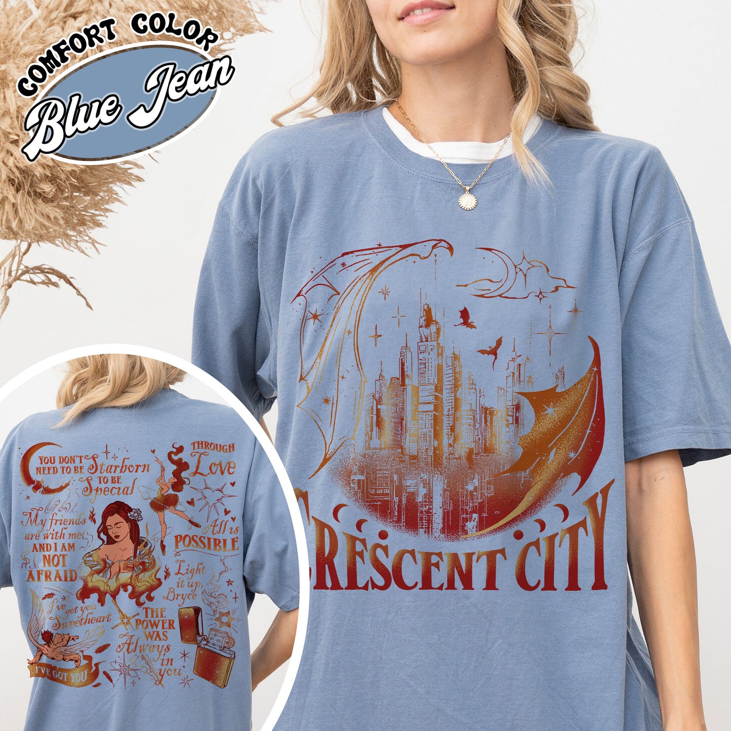 Crescent City T Shirts, Lunathion Crescent City Shirt, Light It Up Crescent City, Bookworm Shirt, Book Shirt, Bookish Shirt, Book Club Shirt