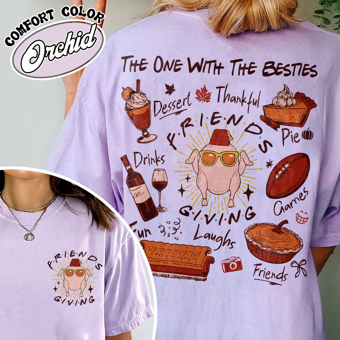 Friendsgiving Group Shirt, Friendsgiving Shirts, Friendsgiving Tee, Friends Themed Friendsgiving, Friendsgiving Gift, Friends Shirt Thanksgiving