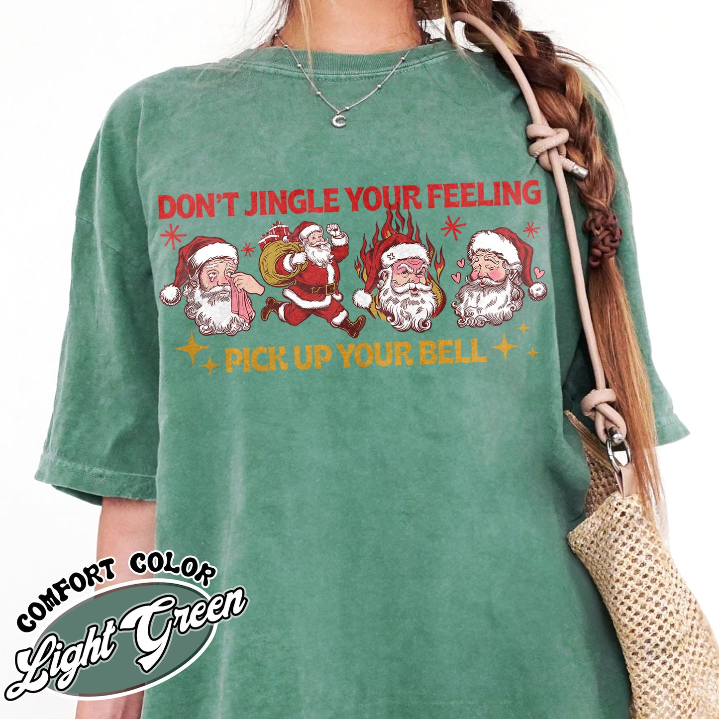 Don’t Jingle Your Feeling Shirt, Positive Affirmation Mental Health Awareness Shirt, Mental Health Christmas Tee, Self Love Gift, Christmas Gift