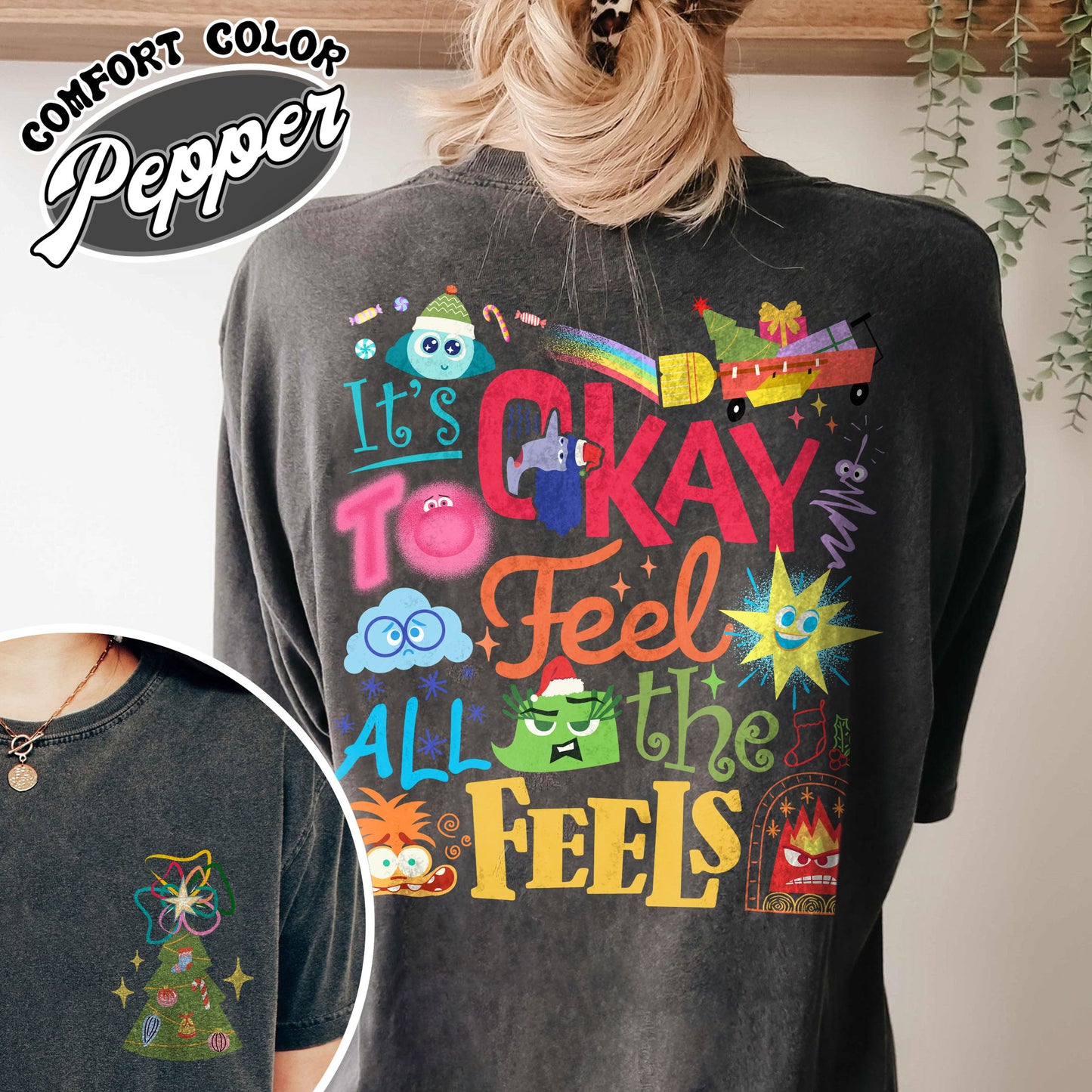 Its Okay To Feel All the Feels Shirt, Its Okay To Feel All the Feels Kids, It Is Okay To Feel, Mental Health Shirt, Christmas All the Feels