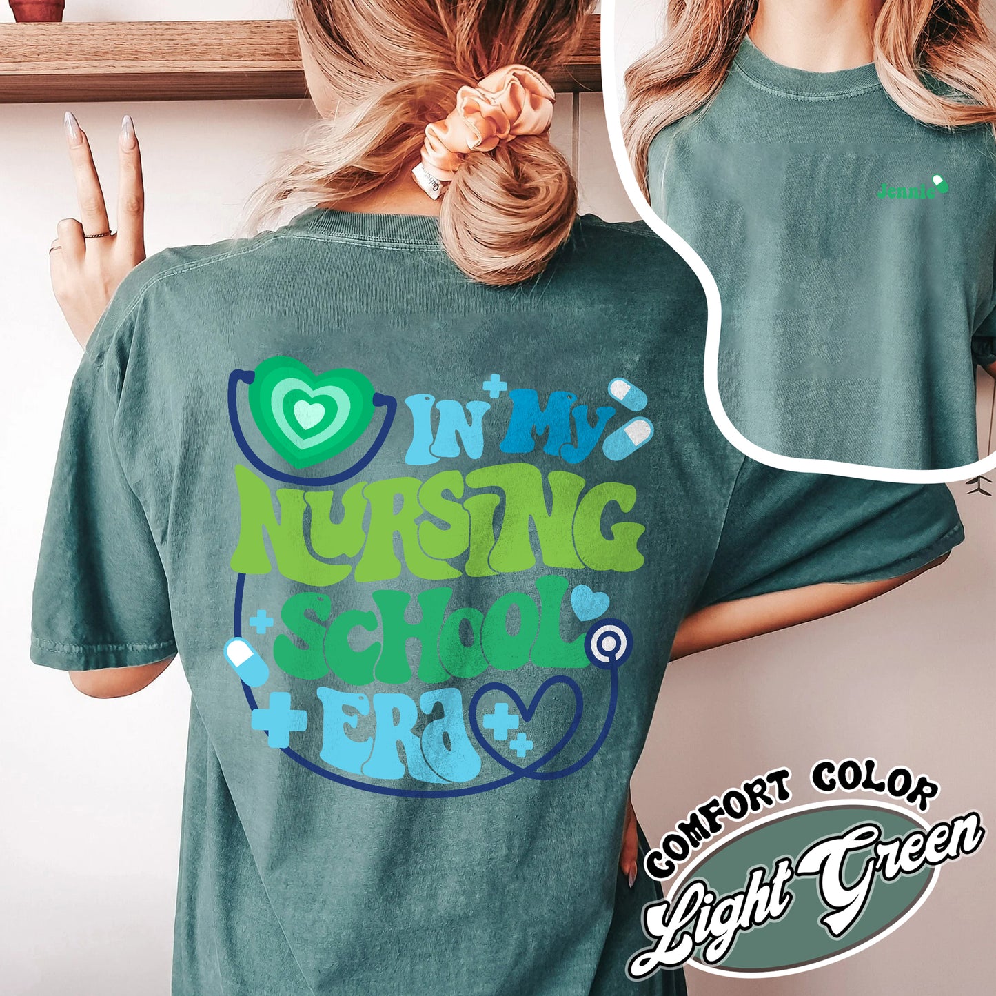 In My Nursing School Era Comfort Color Shirt, In My Nursing School Era, Future Nurse , Nursing School Shirt Future Nurse Gift, Nurse Gift