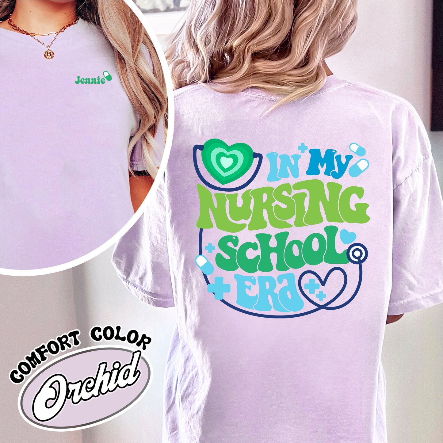 In My Nursing School Era Comfort Color Shirt, In My Nursing School Era, Future Nurse , Nursing School Shirt Future Nurse Gift, Nurse Gift