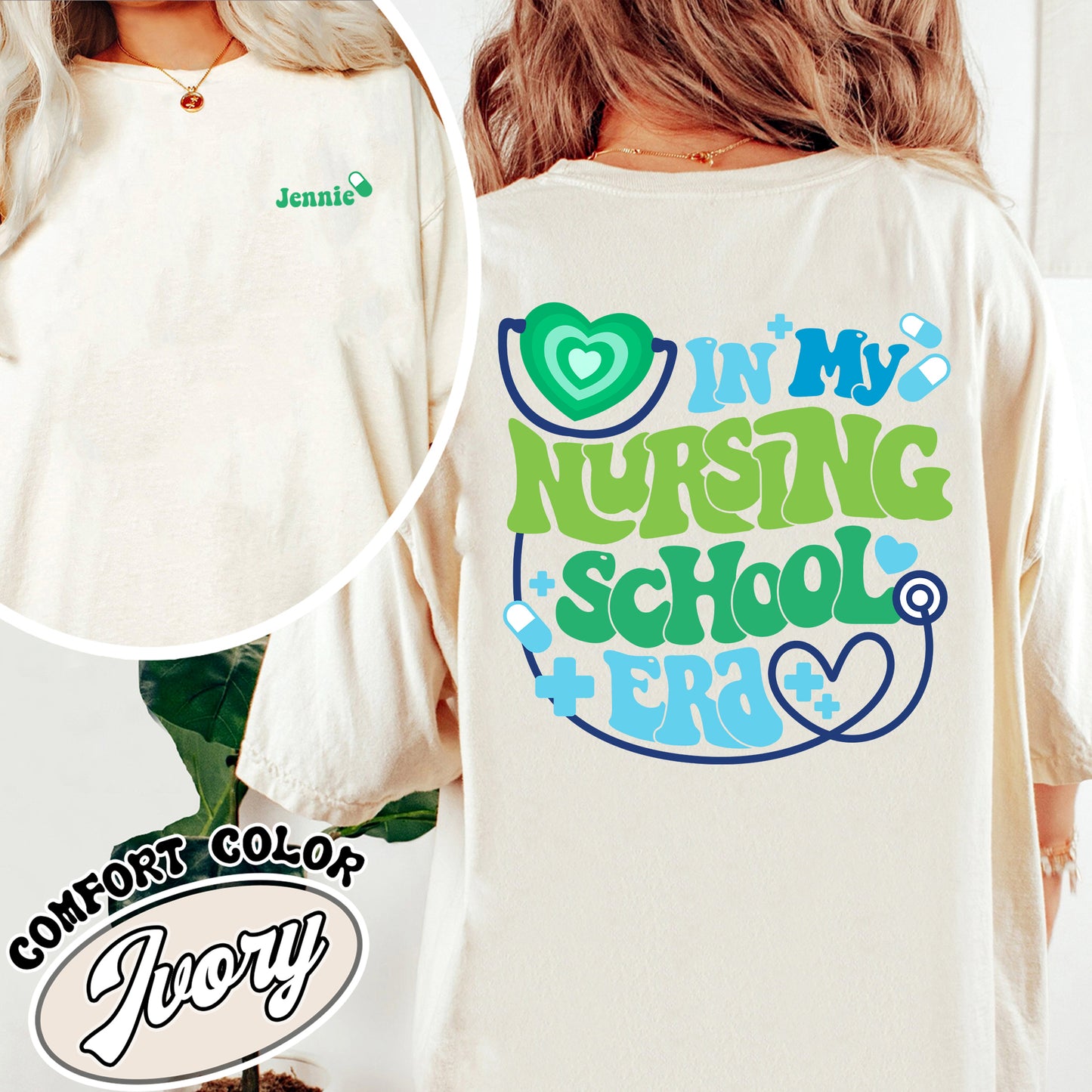 In My Nursing School Era Comfort Color Shirt, In My Nursing School Era, Future Nurse , Nursing School Shirt Future Nurse Gift, Nurse Gift