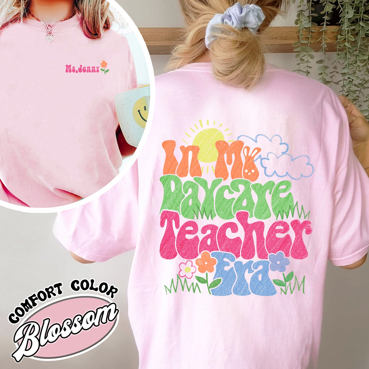 Daycare Teacher Comfort Color Shirt, Daycare Teacher Shirt, in My Daycare Teacher Era , Daycare Teacher Gift Funny, Day Care Teacher Gift