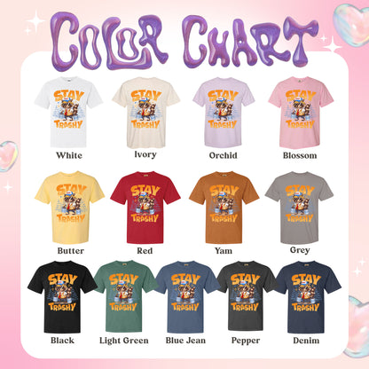 Stay Trashy Raccoon Comfort Color Shirt, Garbage Man in Trash Truck Shirt, Raccoon Support Shirt, Time To Take Out the Garbage Shirt, Garbage Team Shirt