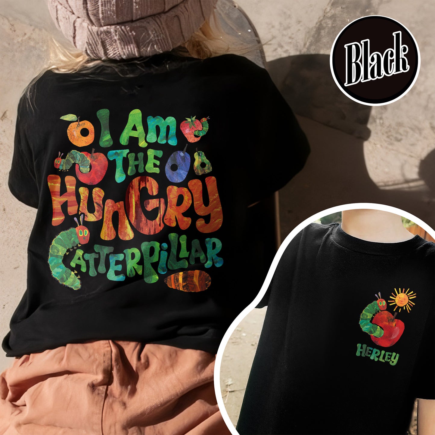 Custom Family Sweatshirt, Matching, Hungry Caterpillar, Back to School, Baby First Birthday