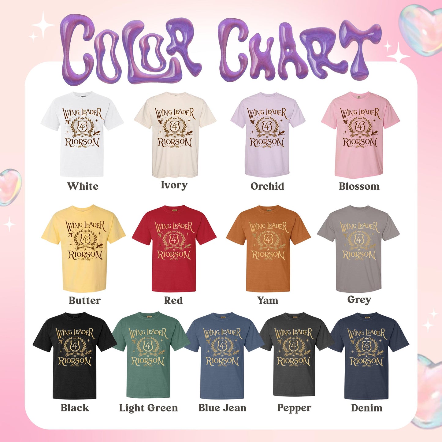 Fourth Wing Book Lover Comfort Color Shirt, Dragon Rider Shirt, Wing Leader Xaden Riorson Shirt