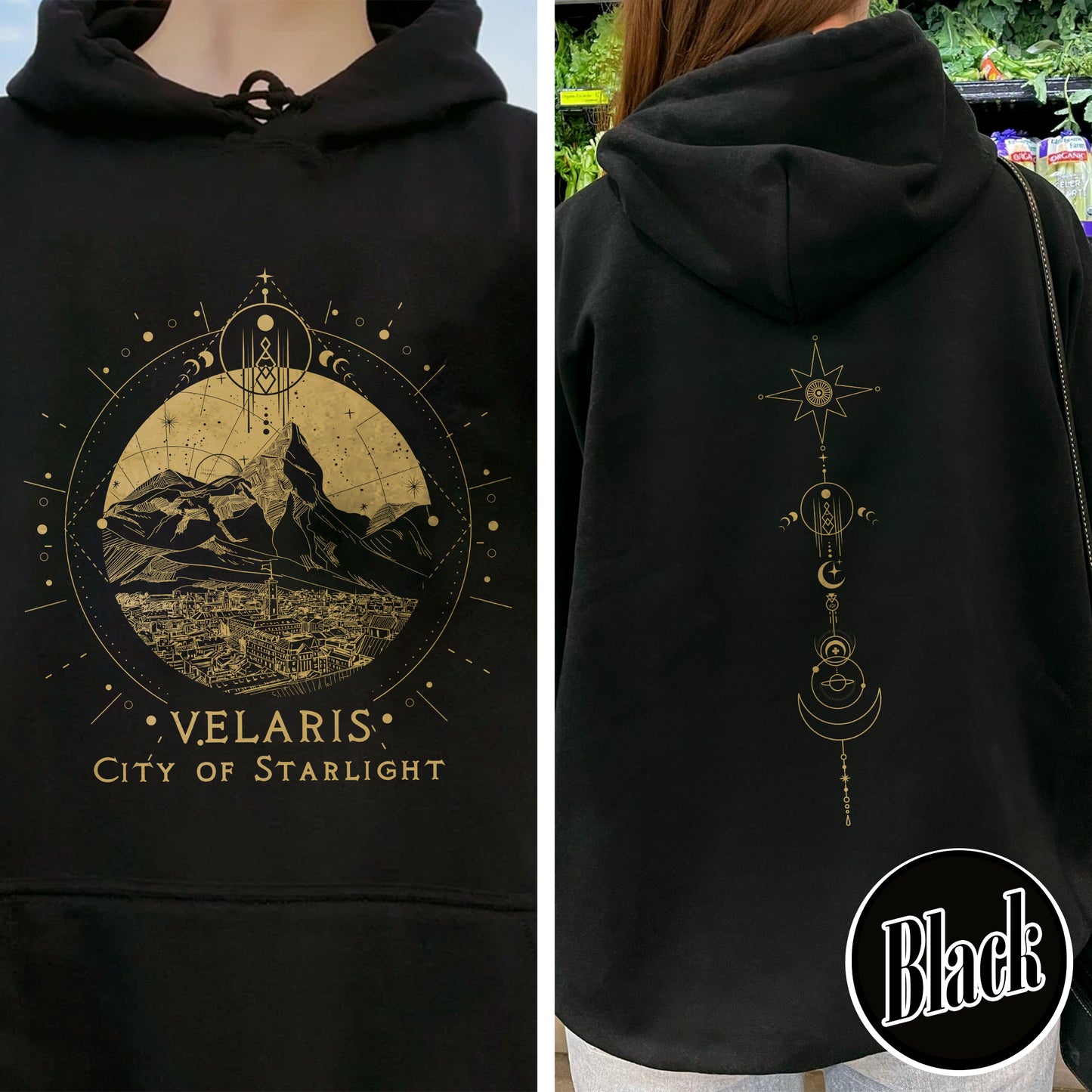 Velaris Starlight Hoodie, Velaris City Of Starlight, Sjm Merch Velaris Hoodie, Velaris Hoodie, Velaris Hoodie Night Court Hoodie