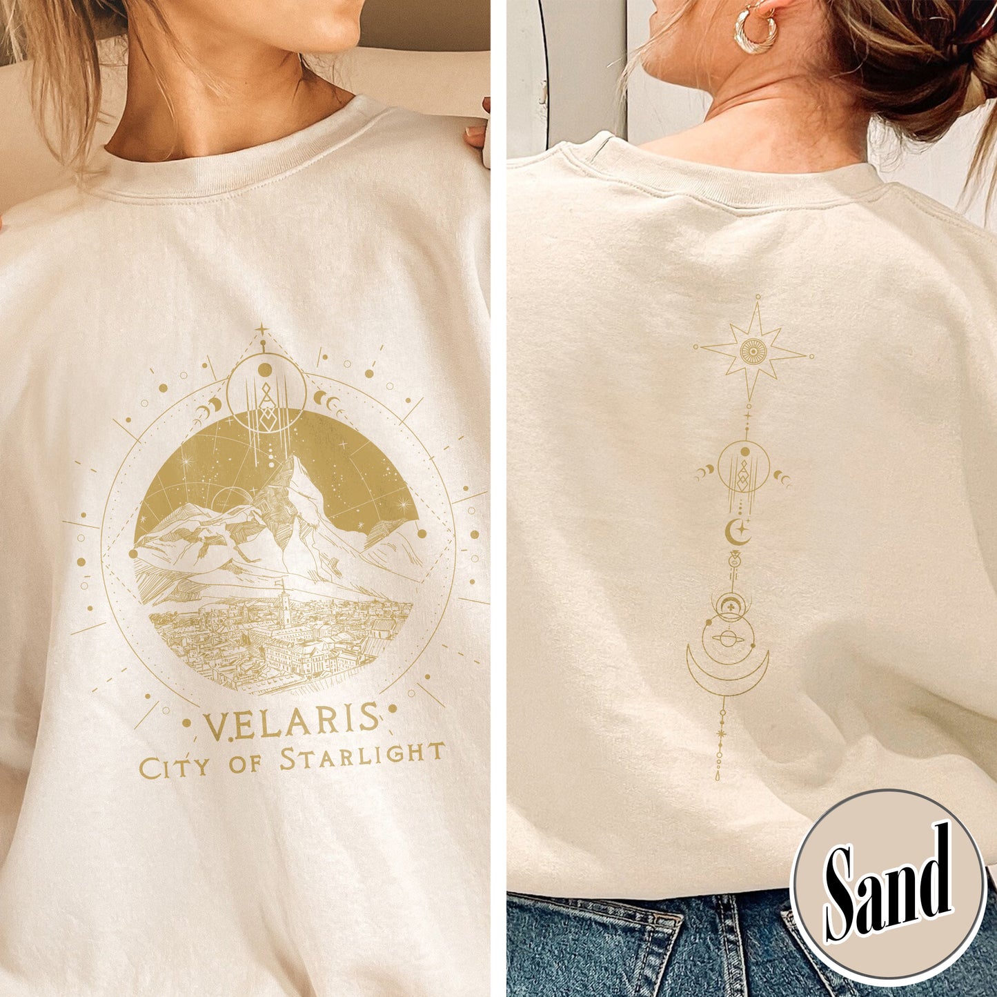 Velaris Starlight Sweatshirt, Velaris City Of Starlight, Sjm Merch Velaris Sweatshirt, Velaris Sweatshirt, Velaris Sweatshirt Night Court