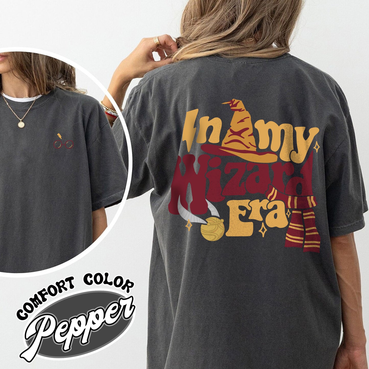 In My Wizard Era Comfort Colors Shirt, Wizard Shirt, Wizard School Shirt, Wizarding World Shirt, Funny Wizard Shirt, Funny Potter Shirt, Gift for Fan
