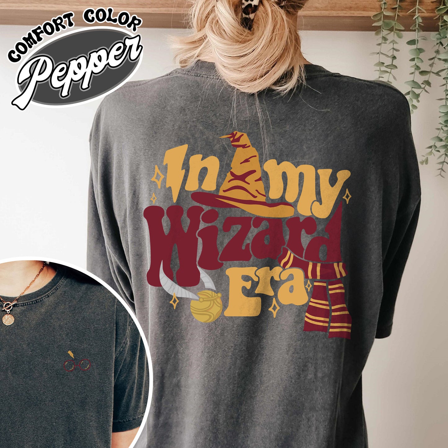 In My Wizard Era Comfort Color Shirt, Wizard Shirt, Wizard School Shirt, Wizarding World Shirt, Funny Wizard Shirt, Funny Potter Shirt, Gift for Fan