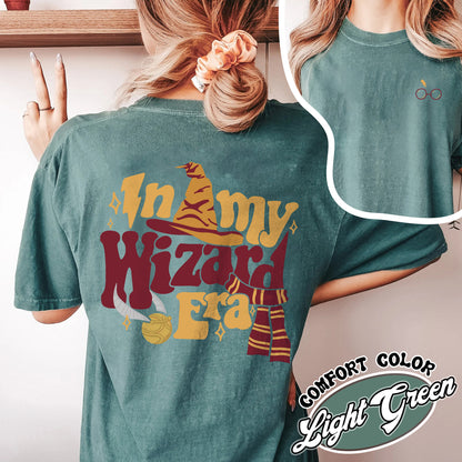 In My Wizard Era Comfort Color Shirt, Wizard Shirt, Wizard School Shirt, Wizarding World Shirt, Funny Wizard Shirt, Funny Potter Shirt, Gift for Fan