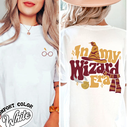 In My Wizard Era Comfort Color Shirt, Wizard Shirt, Wizard School Shirt, Wizarding World Shirt, Funny Wizard Shirt, Funny Potter Shirt, Gift for Fan