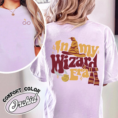 In My Wizard Era Comfort Color Shirt, Wizard Shirt, Wizard School Shirt, Wizarding World Shirt, Funny Wizard Shirt, Funny Potter Shirt, Gift for Fan