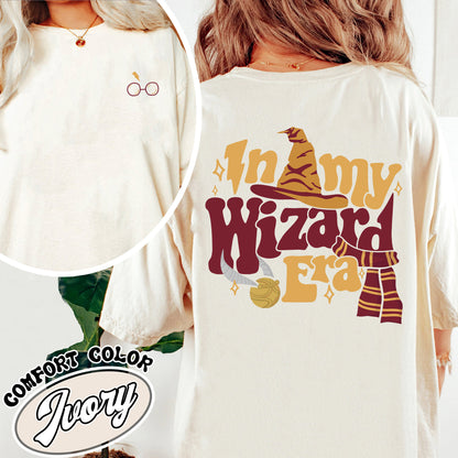 In My Wizard Era Comfort Color Shirt, Wizard Shirt, Wizard School Shirt, Wizarding World Shirt, Funny Wizard Shirt, Funny Potter Shirt, Gift for Fan