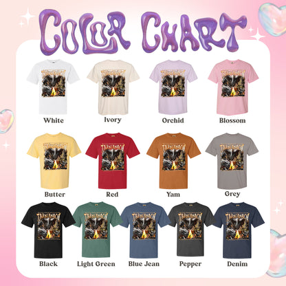 Fourth Wing Comfort Colors Shirt,  Bootleg Tairn Dragon Shirt, Basgiath Shirt, Violet Shirt, Basgiath War College