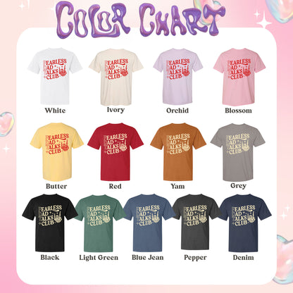 Father's Day Comfort Colors Shirt, Fearless Dad Talks Club Shirt, Anti MAGA Shirt, Dad Anti MAGA Shirt