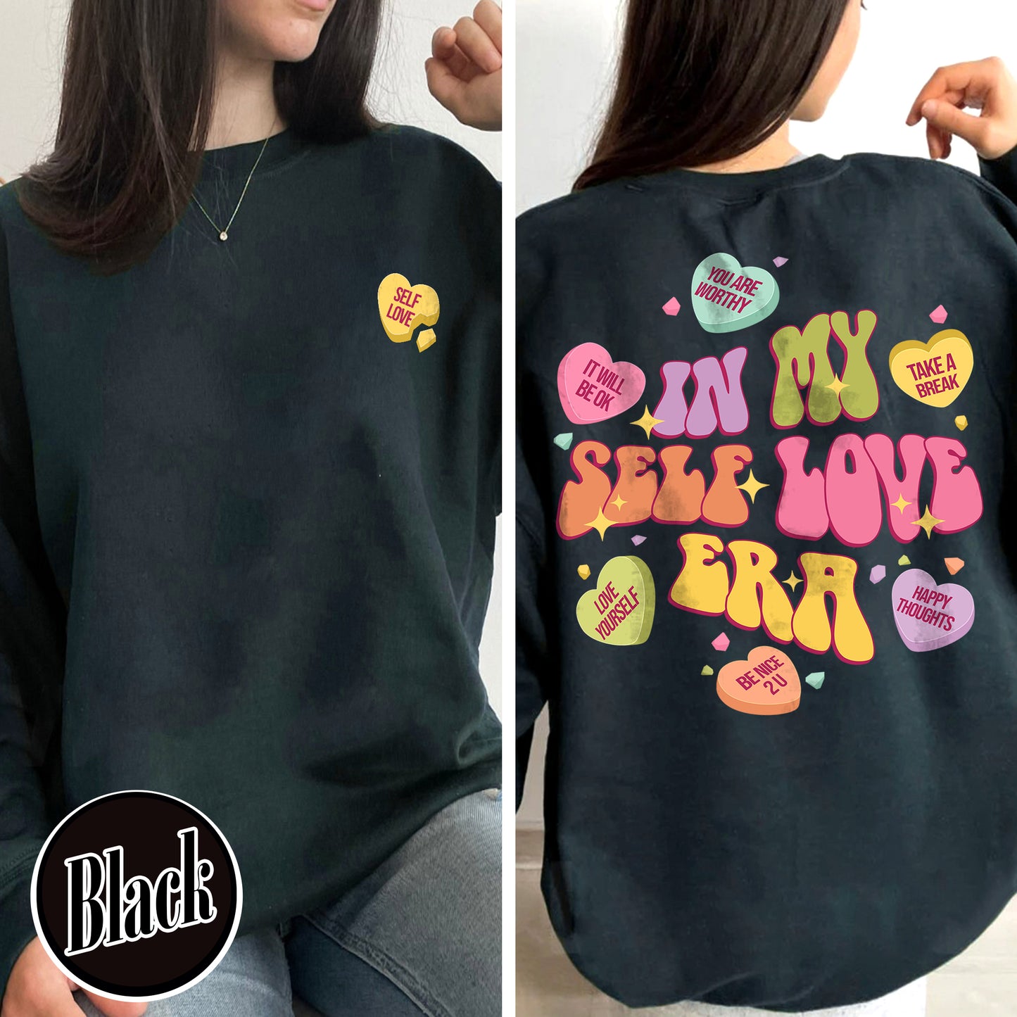 In My Self Love Era Sweatshirt, More Self Love Sweatshirt, Self Love Social Club, Self Love Club Sweater, Self Love Self Respect Self Worth