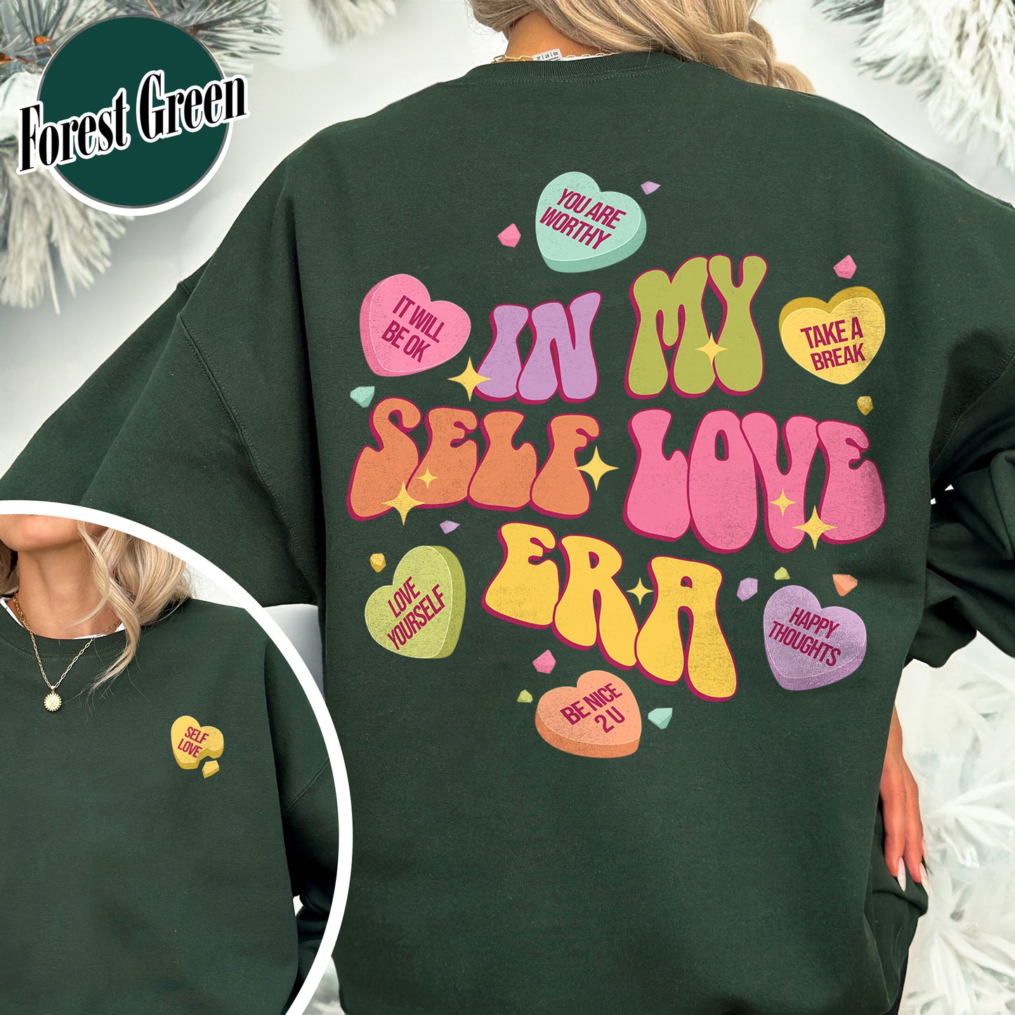 In My Self Love Era Sweatshirt, More Self Love Sweatshirt, Self Love Social Club, Self Love Club Sweater, Self Love Self Respect Self Worth