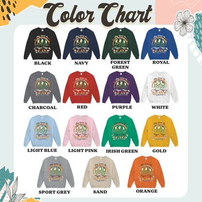 Pride Sweatshirt, They Turned the Friggin Frogs Gay Sweatshirt, Retro Gay Frog Sweatshirt, Equality Sweatshirt