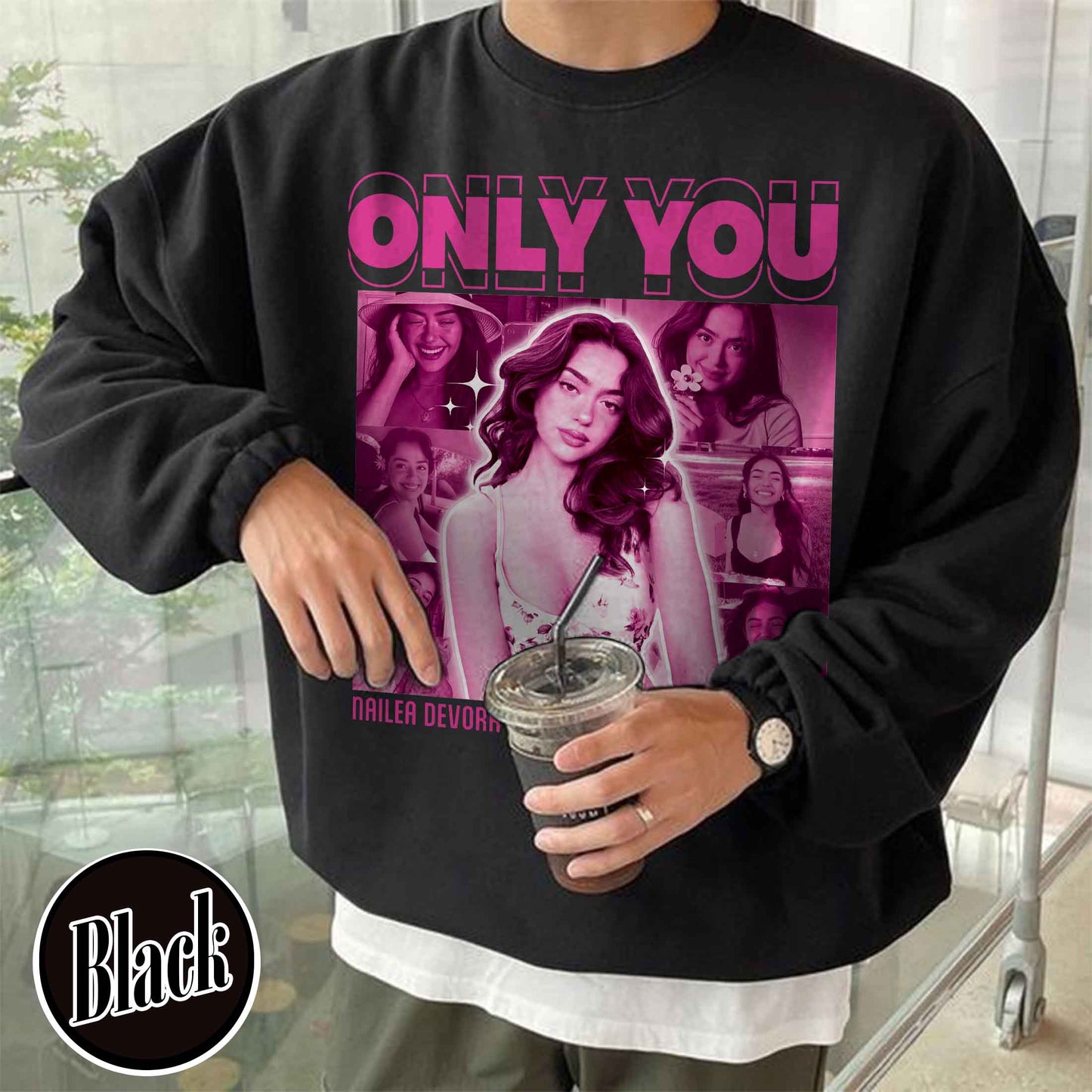 Valentine’s Day Sweatshirt, Only You Photo Custom Sweatshirt, Custom Sweatshirt With Picture for Boyfriend