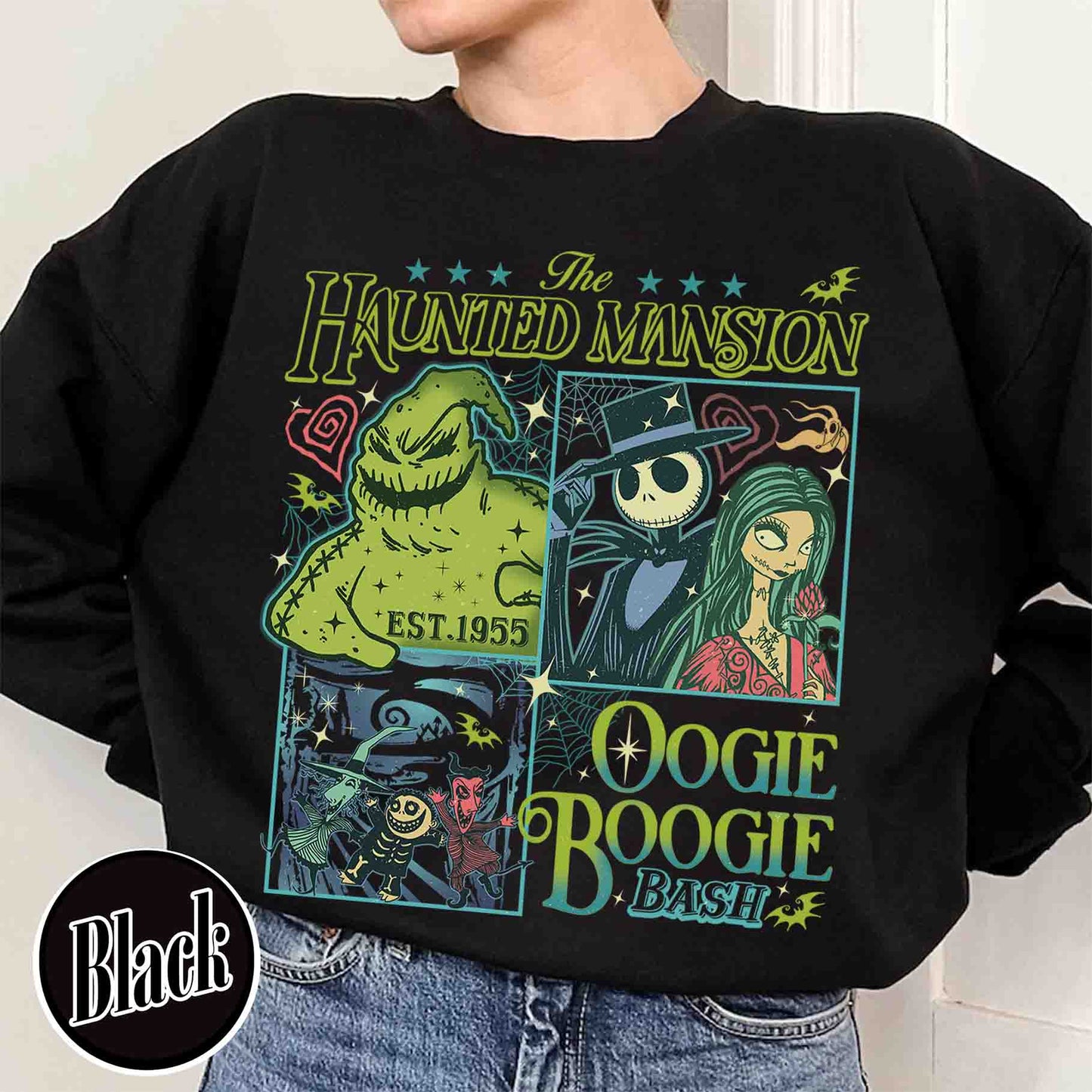 Halloween Sweatshirt, Nightmare on Main Street Sweatshirt, Haunted Mansion Sweatshirt