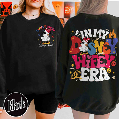 Couples Disney Epcot Sweatshirt, Custom Wife Husband Sweatshirt, in My Disney Hubby Era Sweatshirt