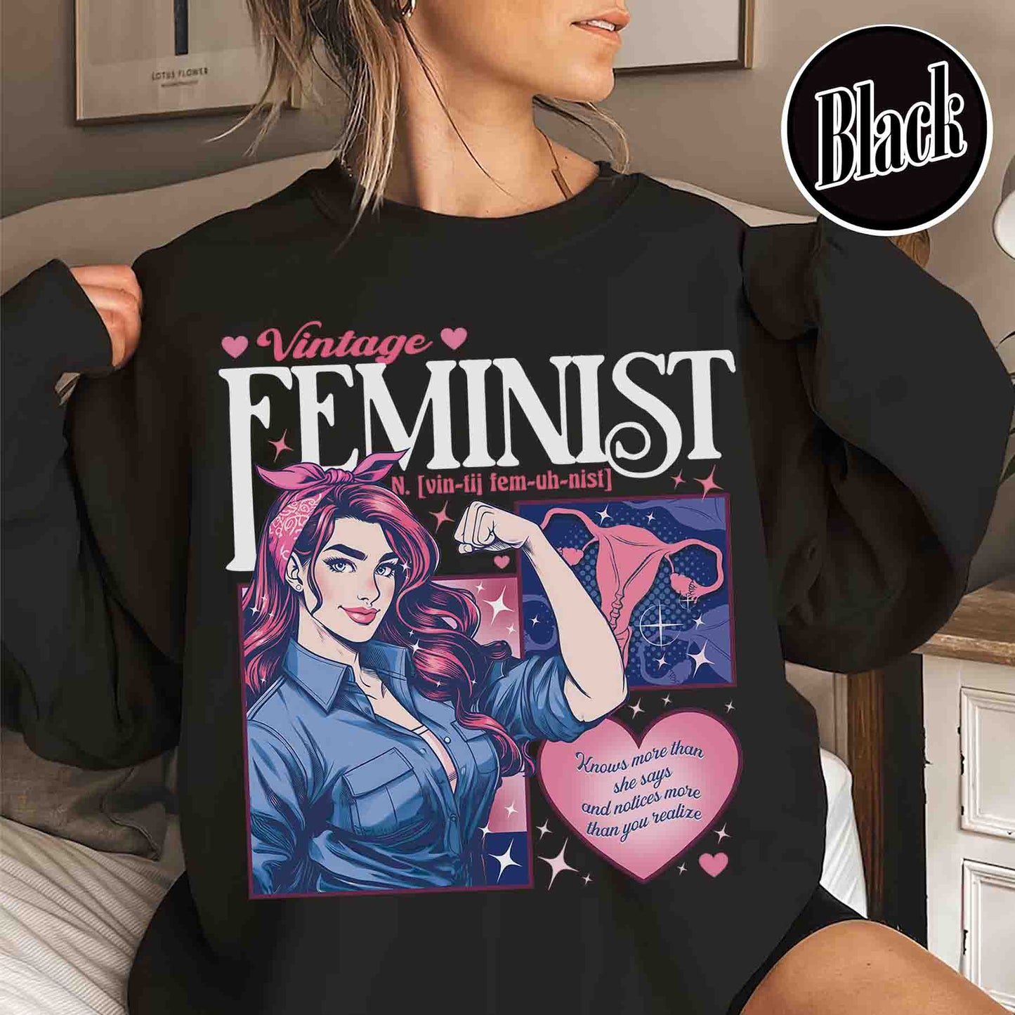 Feminist Sweatshirt, Empowered Women Sweatshirt, Equality Sweatshirt, Women Rights Sweatshirt