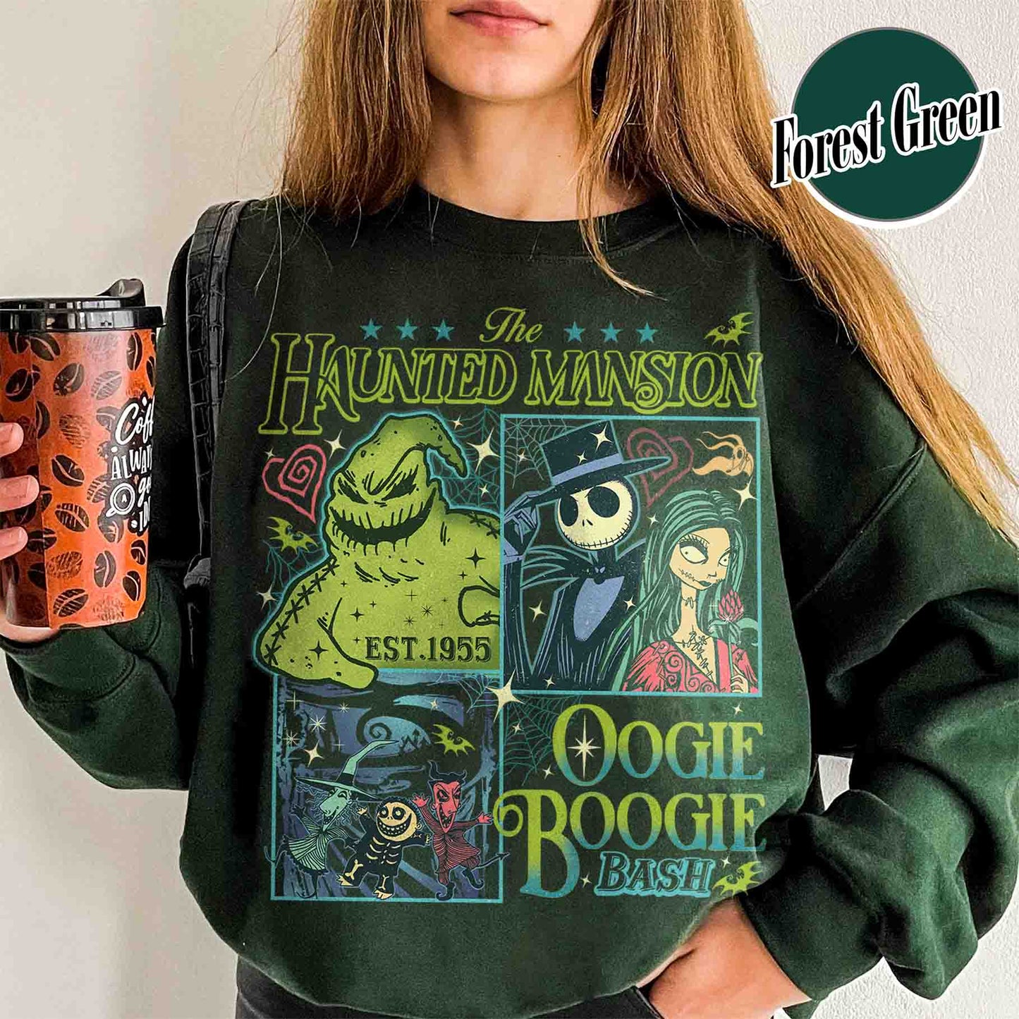 Halloween Sweatshirt, Nightmare on Main Street Sweatshirt, Haunted Mansion Sweatshirt