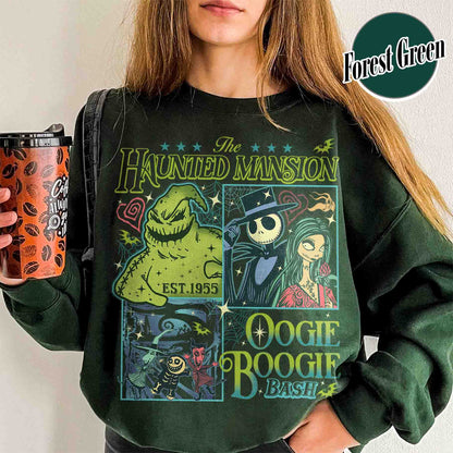 Halloween Sweatshirt, Nightmare on Main Street Sweatshirt, Haunted Mansion Sweatshirt