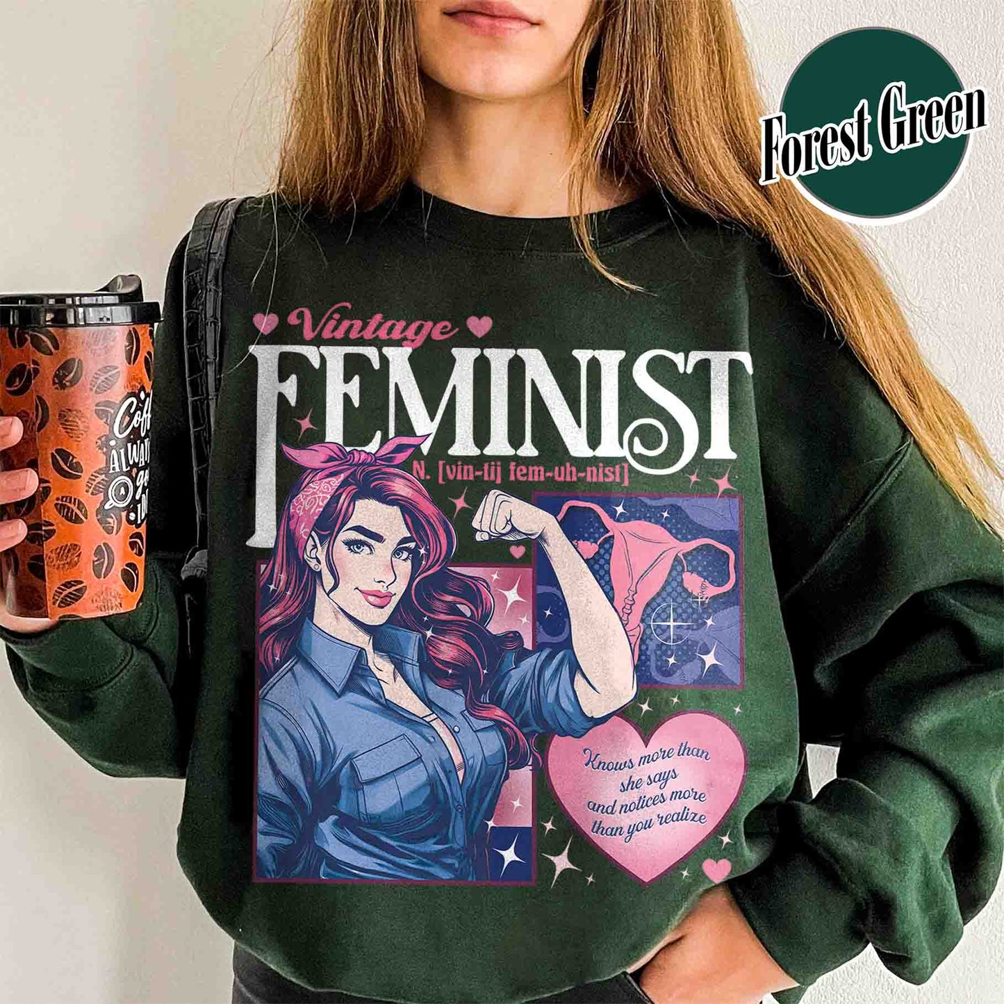 Feminist Sweatshirt, Empowered Women Sweatshirt, Equality Sweatshirt, Women Rights Sweatshirt
