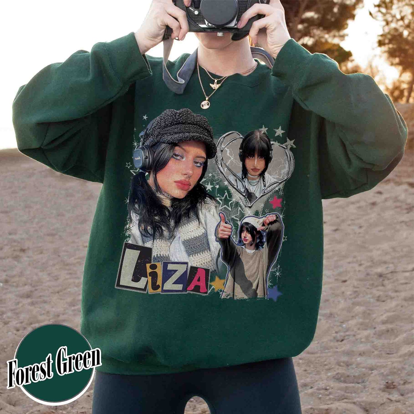 Custom Y2k Sweatshirt, Custom Photo Bootleg Girlfriend, 90s Retro Sweatshirt