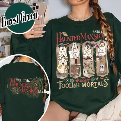 Halloween Sweatshirt, Haunted Mansion Halloween Sweatshirt, Not So Scary Halloween Party Sweatshirt