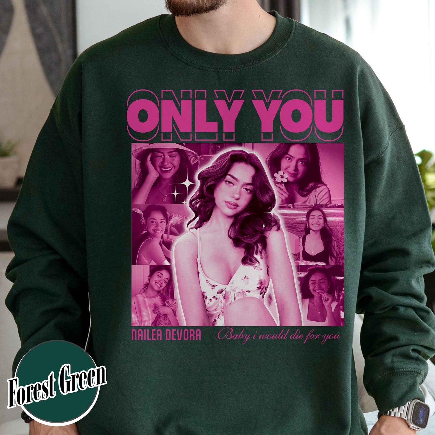 Valentine’s Day Sweatshirt, Only You Photo Custom Sweatshirt, Custom Sweatshirt With Picture for Boyfriend