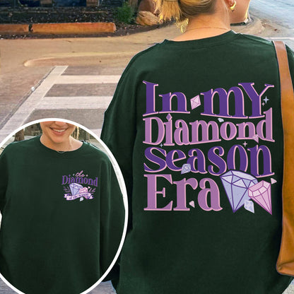 In My Diamond Season Era, Bridgerton Inspired Regency Aesthetic for Book Lover Sweatshirt