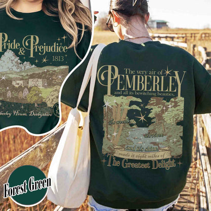 Bookish Sweatshirt, Pemberley Est 1813 Sweatshirt,, Pride and Prejudice Sweatshirt,, Jane Austen Mr Darcy Sweatshirt,