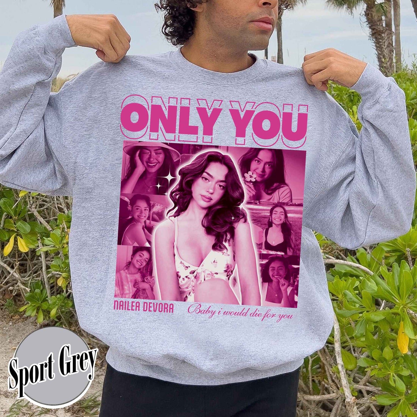 Valentine’s Day Sweatshirt, Only You Photo Custom Sweatshirt, Custom Sweatshirt With Picture for Boyfriend