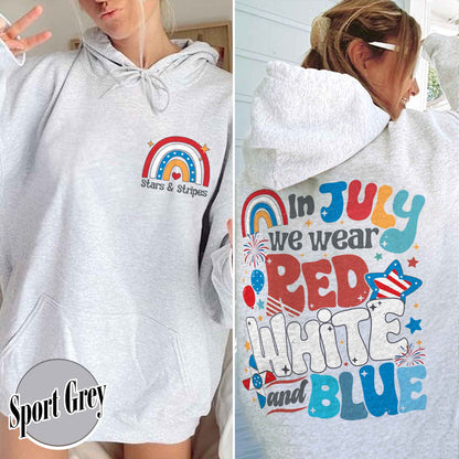Firecracker Hoodie For 4th Of July, Stars And Stripes Hoodie, Red White And Blue, Cute 4th Of July, Usa Hoodie, Patriotic Hoodie