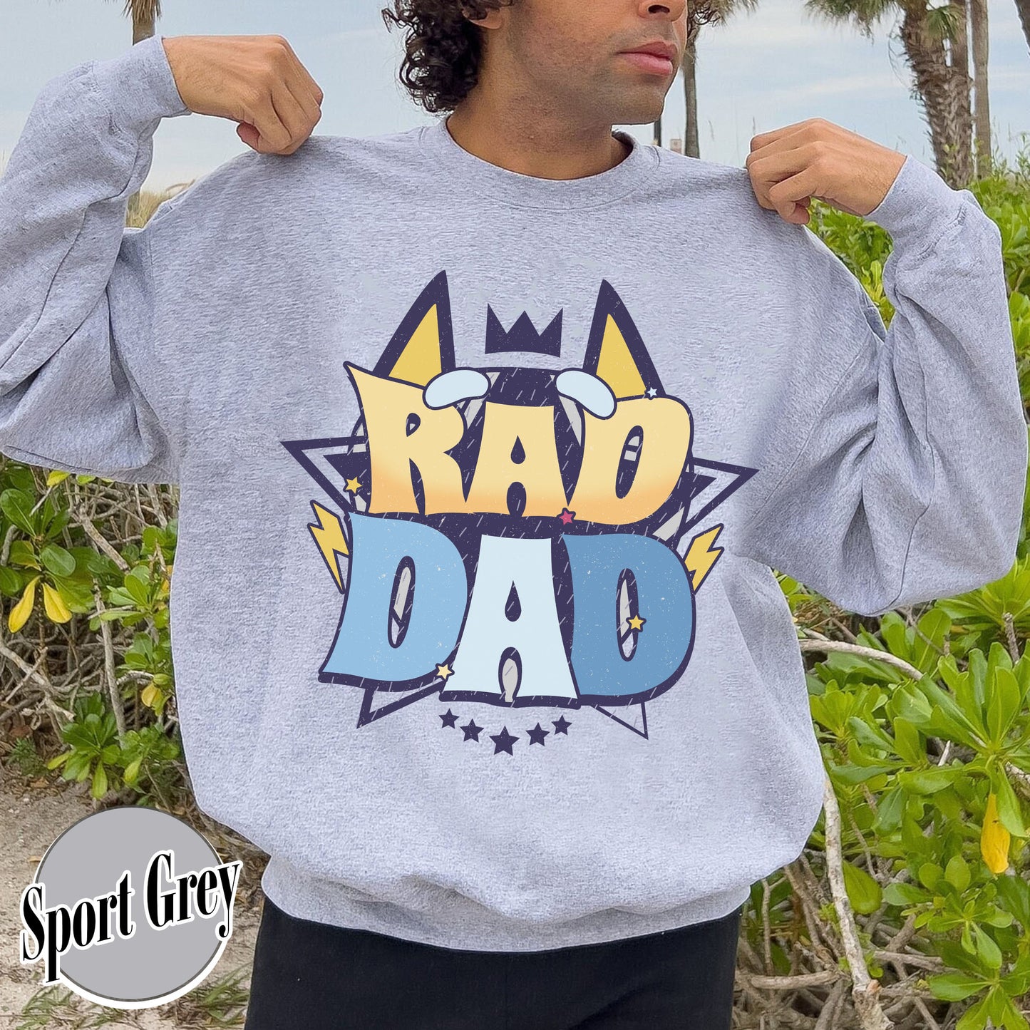 Rad Dad Sweatshirt, Fathers Day Gift, Rad Like Dad Sweatshirt, Dad Matching Sweatshirt, Cool Dads Club, Kids Sweatshirts For Fathers Day, The Girl Father Sweatshirt
