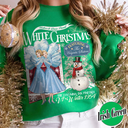 Christmas Movie Lover Sweatshirt, Christmas Sister Sister Sweatshirt, Wallace and Davis Sweatshirt