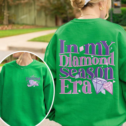 In My Diamond Season Era, Bridgerton Inspired Regency Aesthetic for Book Lover Sweatshirt