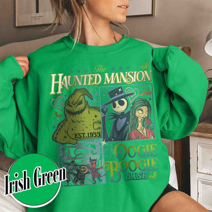Halloween Sweatshirt, Nightmare on Main Street Sweatshirt, Haunted Mansion Sweatshirt