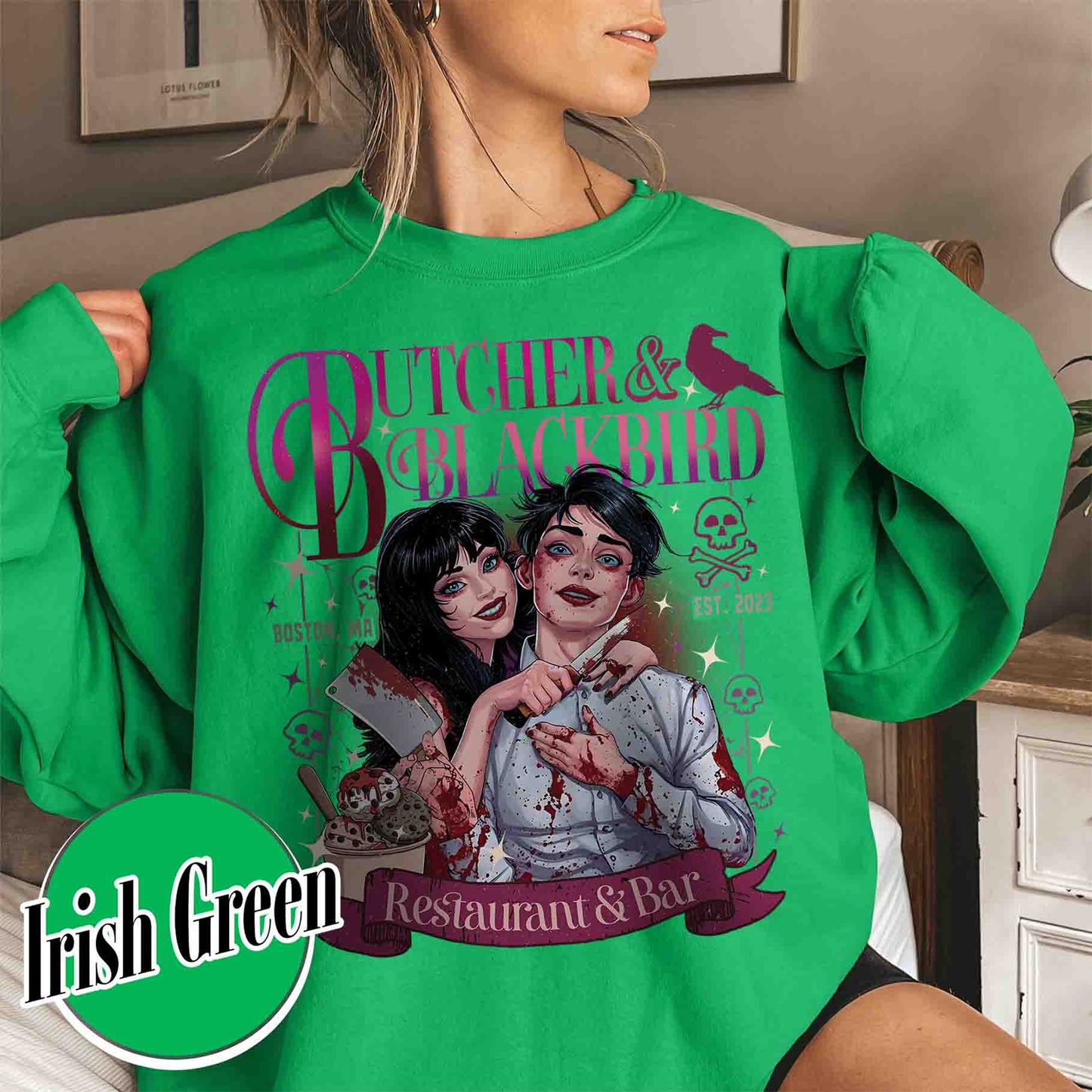 Bookish Sweatshirt, Butcher and Blackbird Sweatshirt, Dark Romance Social Club Sweatshirt, Booklover Gift