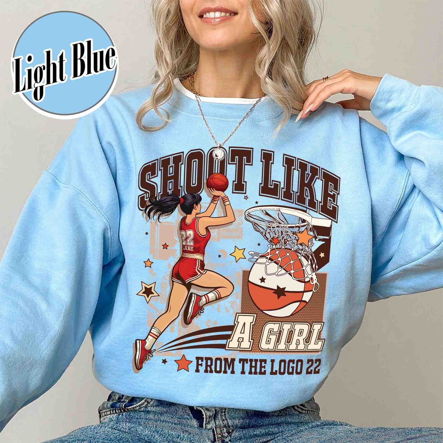 Shoot Like a Girl Sweatshirt, Girls Basketball Sweatshirt, Girls Basketball Sweatshirt, if You Break It, You Own It, Everyone Watches Womens Sports Sweatshirt